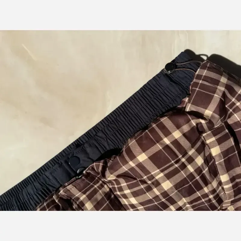 کاپشن وارداتی چهارخونه پشمدار کلاهدار سایز M تا 2XL - تصویر 2