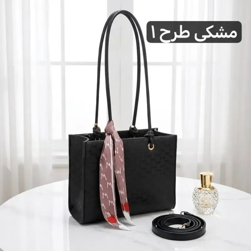 کیف زنانه چرم مصنوعی روزمره مجلسی با بند بلند و آستر ساتن - تصویر 3