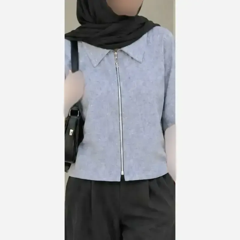 بامبرشومیزی زنانه دخترانه پاییزی جنس جناغی اعلا فری سایز - تصویر 15