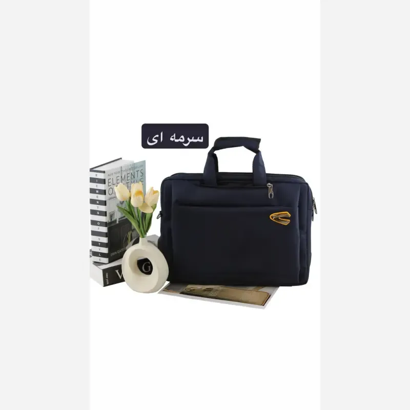 کیف مردانه سه کاره پارچه ای اداری و رسمی - تصویر 6