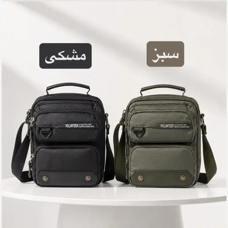 کیف مردانه اسپرت و روزمره پارچه ای بنددار - تصویر 3