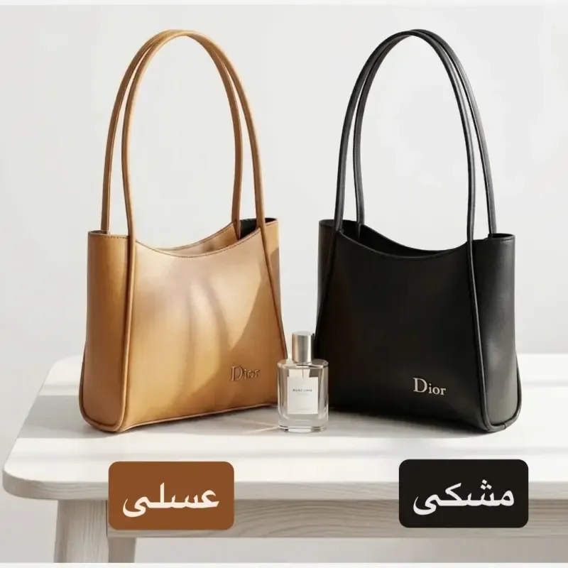 کیف زنانه چرم مصنوعی رسمی روزمره مهمانی - تصویر 5